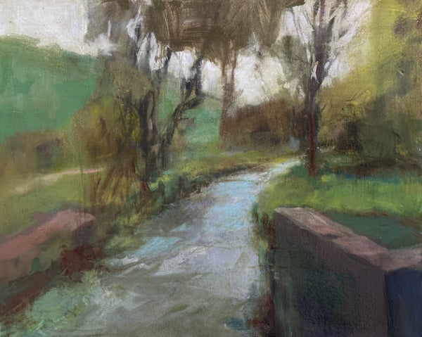 Slow Walk Along the Canal