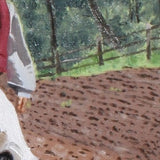 Harrowing the Fields with Oxen