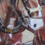 Harrowing the Fields with Draft Horses