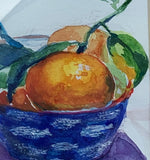 Still Life of Oranges in the Fish Bowl