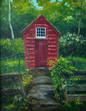 Little Red Garden Shed