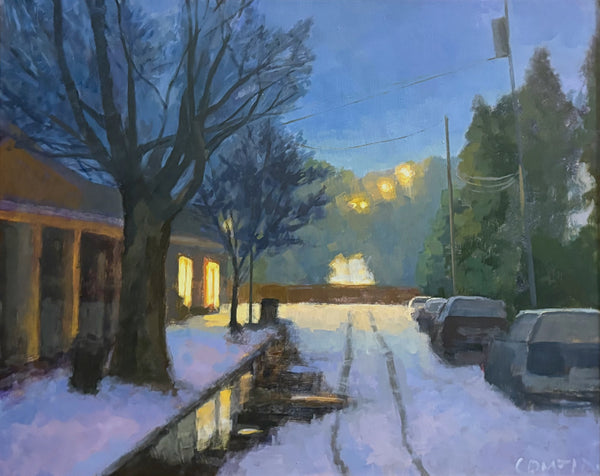 Snowy Night on Beekman