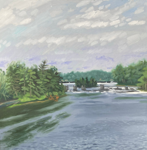 The Falls of Northumberland from the Dix Bridge