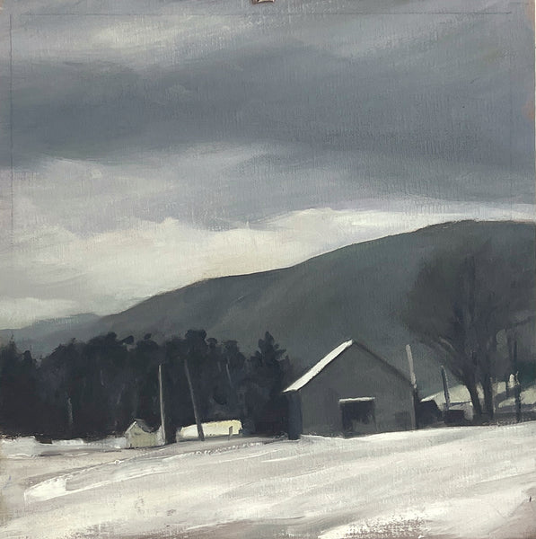 Dutch Barn in Winter