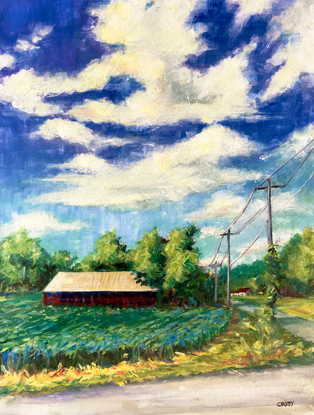 Summer Clouds Over the Corn