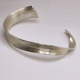 Sterling Silver Blade of Grass Cuff