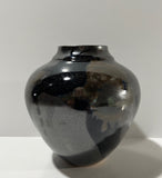 Porcelain Vase-Black, Rutile