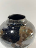 Porcelain Vase-Black, Rutile