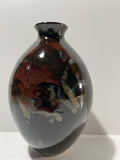 Porcelain Vase-Temoku, Red