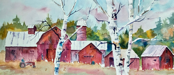 Barns and Birches
