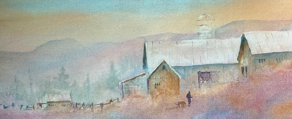 My Dog and Me to the Barn