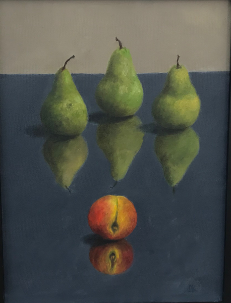 Three Pears and a Peach