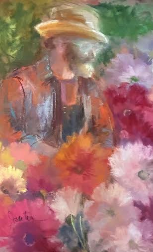 Farmer Selling Flowers